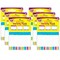 Color Harmony™ Stripes Terrific Labels™ Variety Pack, 36 Per Pack, 6 Packs